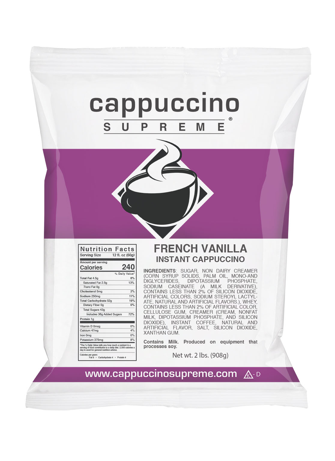 Buy Cappuccino Supreme French Vanilla Cappuccino Mix