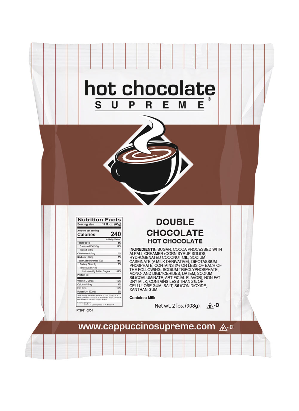 Double Chocolate Hot Chocolate Supreme