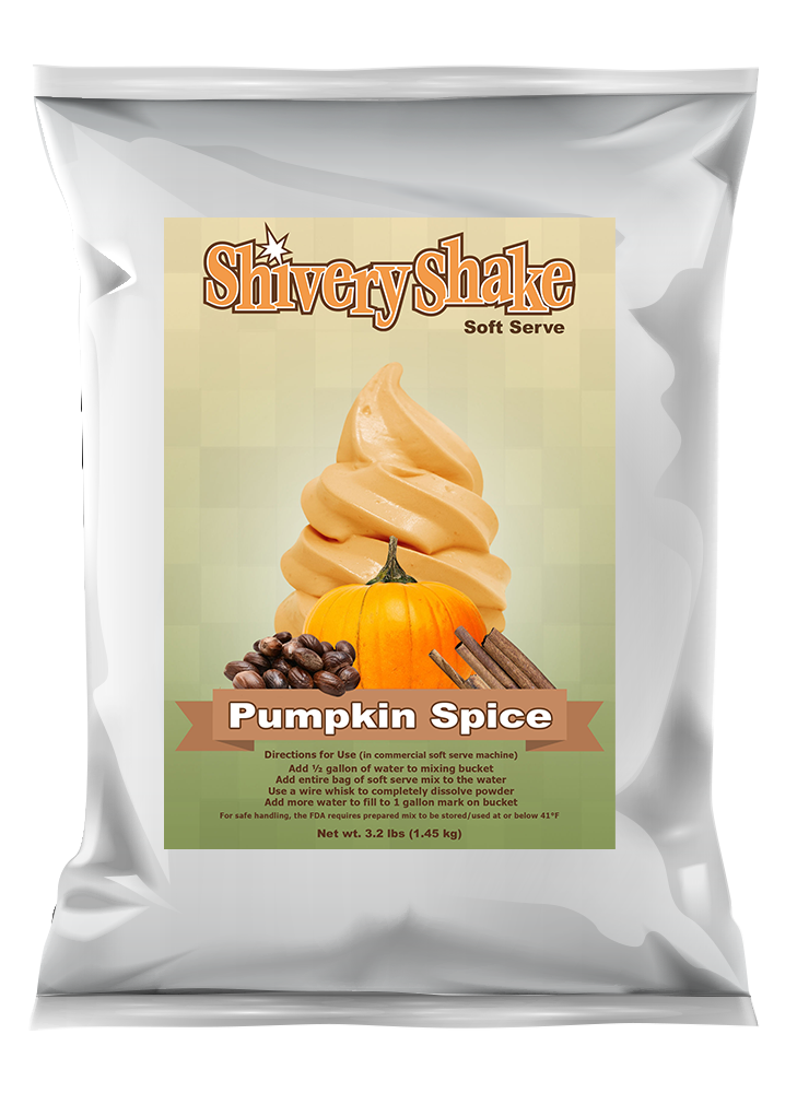 pumpkin spice soft serve mix